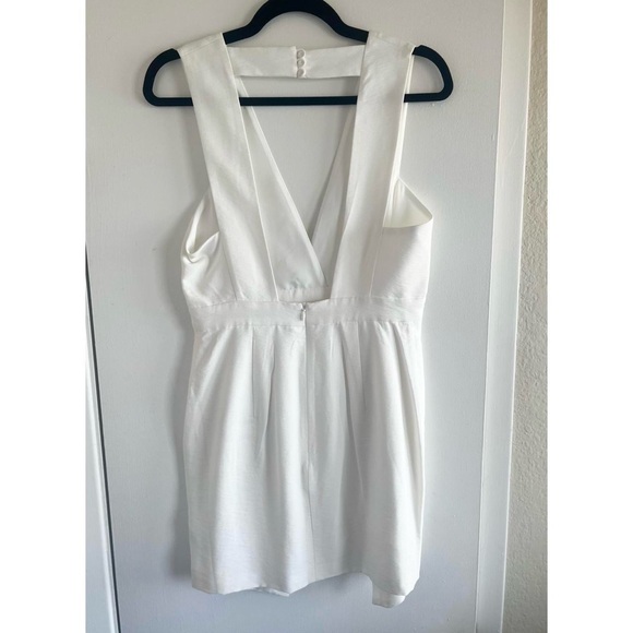 NWT Finders Keepers Basic Instinct Dress | Backless Plunge V Neck Fitted Mini - Picture 6 of 8